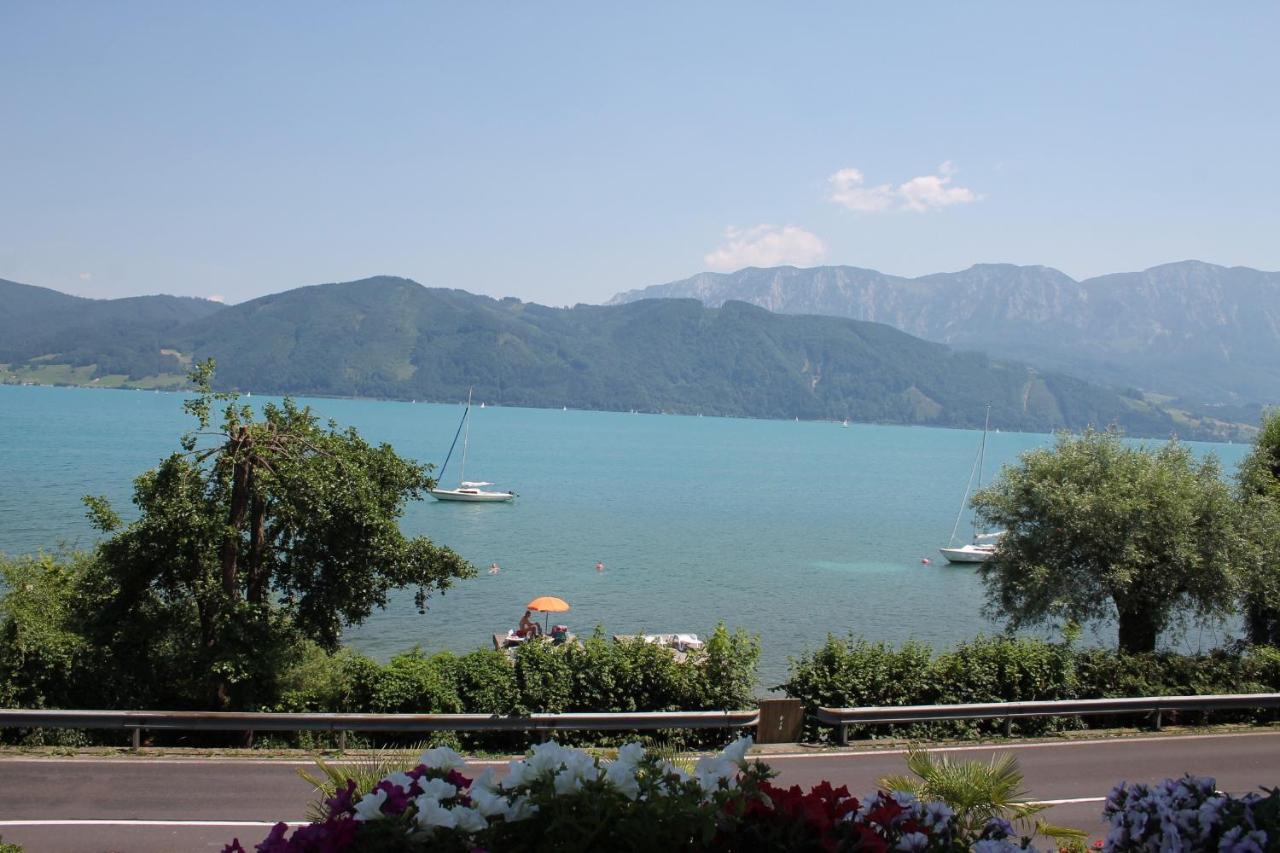 Seepension Neubacher KG Nussdorf am Attersee Buitenkant foto