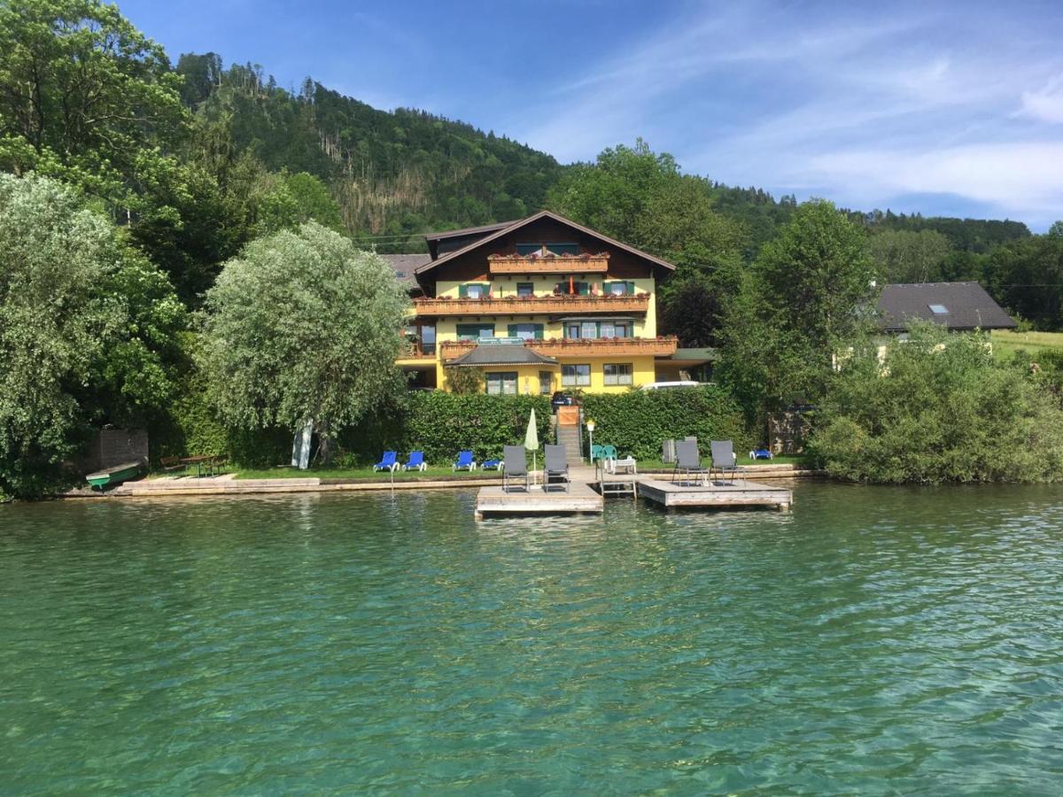 Seepension Neubacher KG Nussdorf am Attersee Buitenkant foto