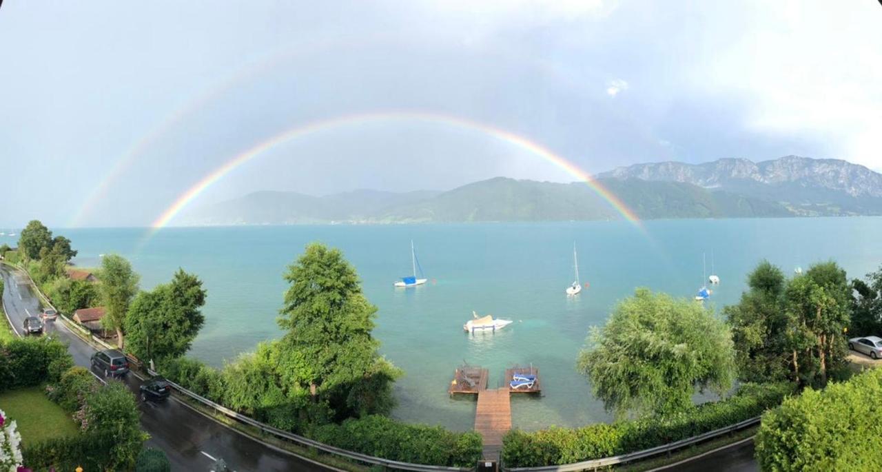 Seepension Neubacher KG Nussdorf am Attersee Buitenkant foto