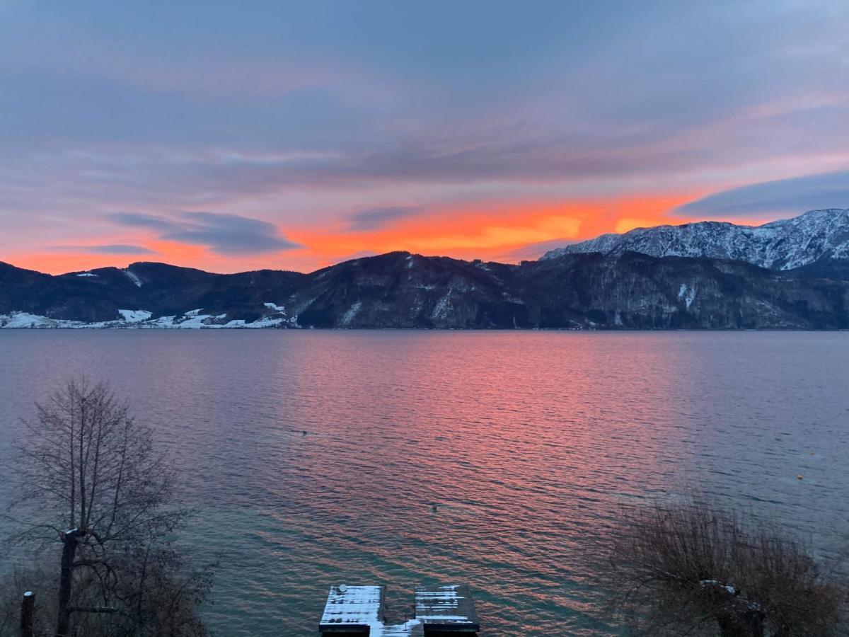 Seepension Neubacher KG Nussdorf am Attersee Buitenkant foto